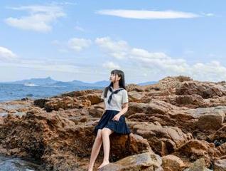 Feilin嗲囡囡 – 李筱乔jo的水手服套图：不需要大海，有她就够了！.txt