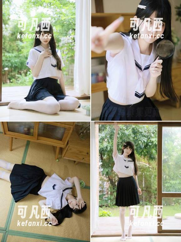 梦丝女神 - 莹仙女最新校服写真集更新，让我们一起回味纯真的校园时光.txt