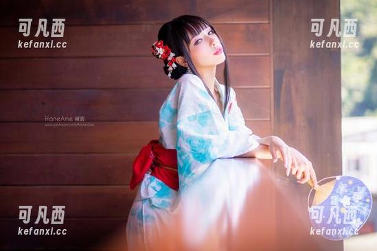雨波HaneAme与死神松本乱菊共创写真合集，享受温泉的惬意瞬间.txt